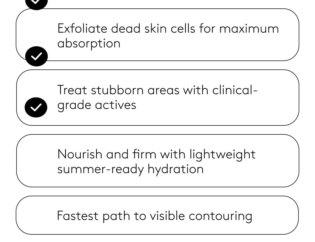 Exfoliate dead skin cells for maximum absorption