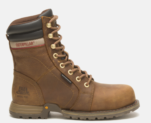 CAT Footwear - Women's Echo Waterproof Steel Toe Work Boot - Pyramid colorway.