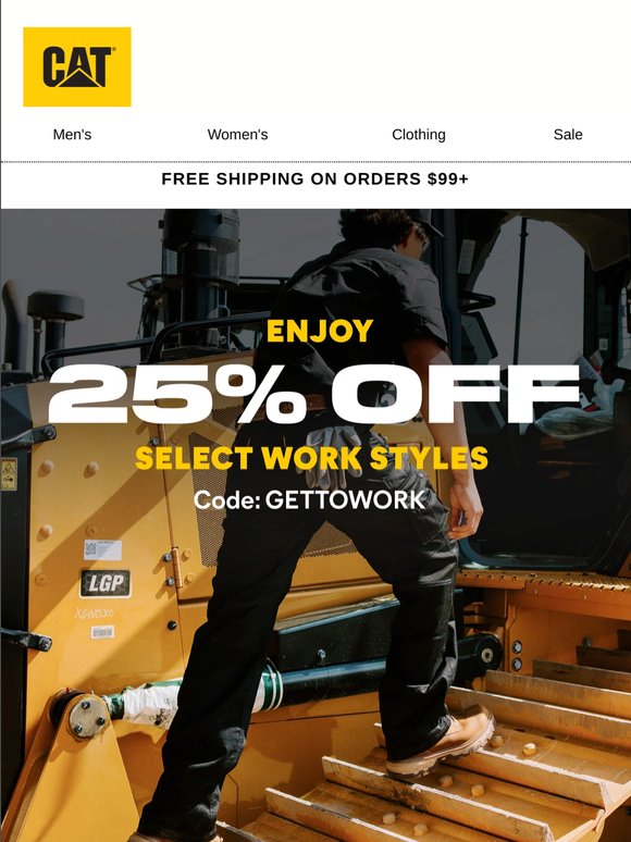 25% OFF | Gear up for the jobsite.