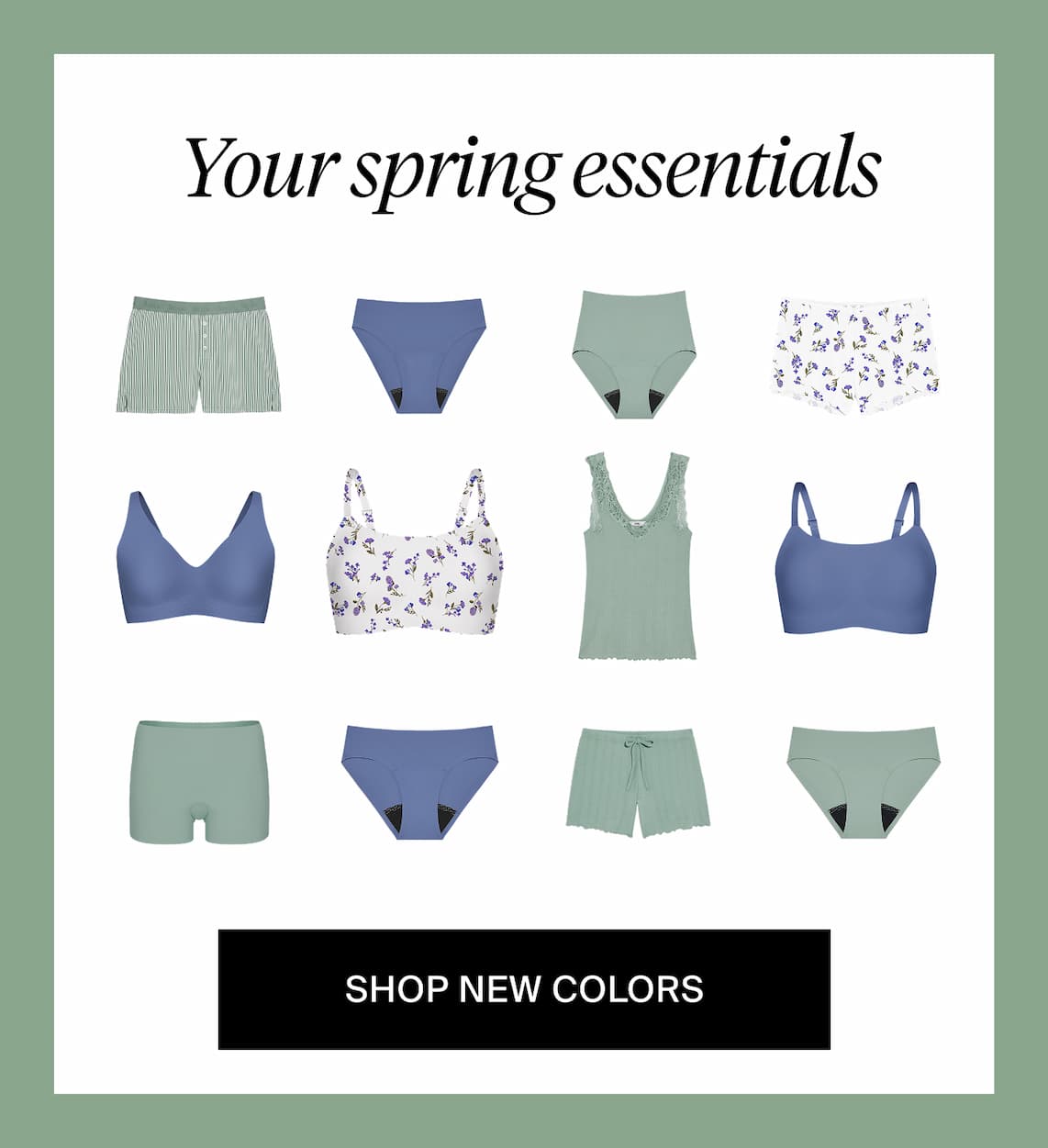 Your Spring essentials. Shop Spring Collection