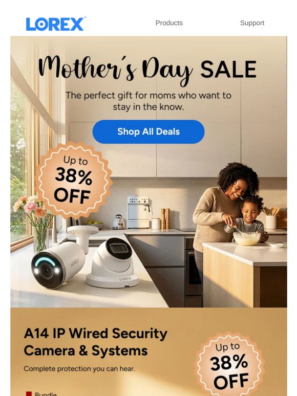 Last Chance: Save Up to 38% for Mother’s Day