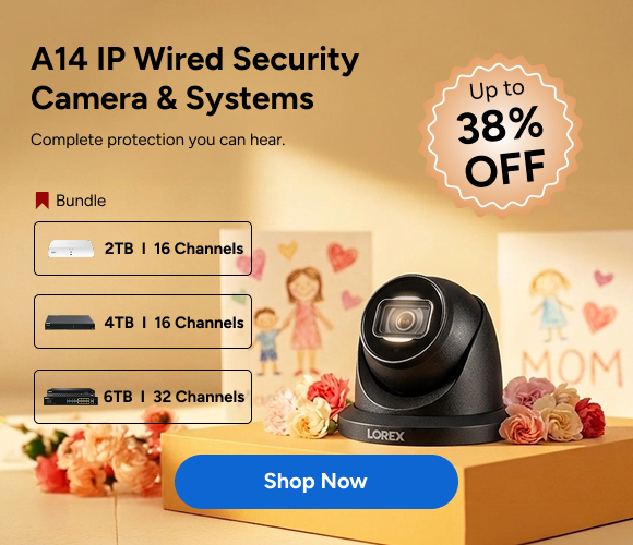 A14 IP Wired Security Camera & Systems