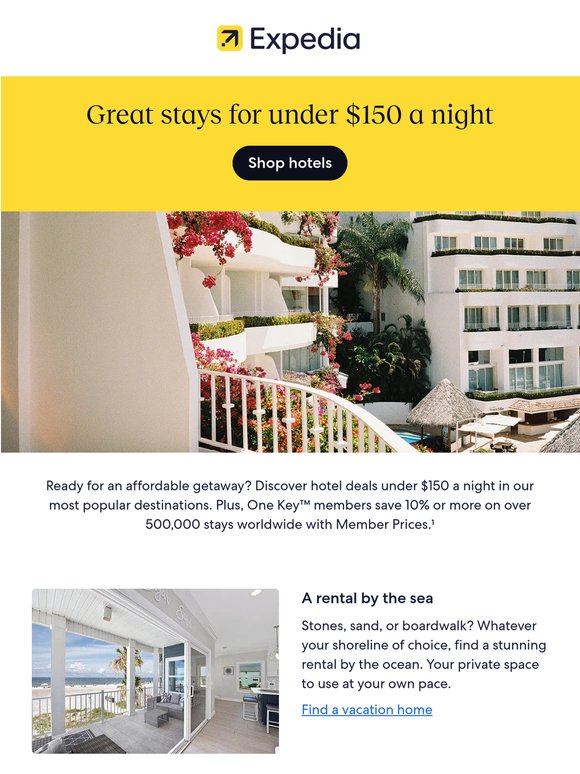Don’t miss hotel deals under $150