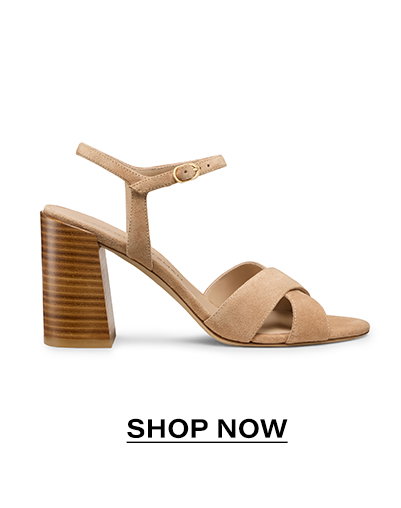 Alyssa Block Heel Sandal 85 in New Camel