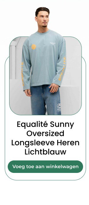 Equalité Sunny Oversized Longsleeve Heren Lichtblauw Voeg toe aan winkelwagen