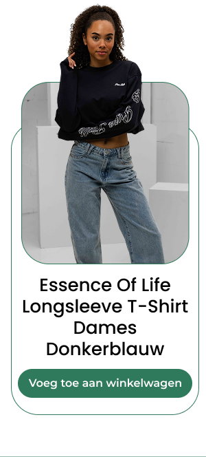 Essence Of Life Longsleeve T-Shirt Dames Donkerblauw Voeg toe aan winkelwagen
