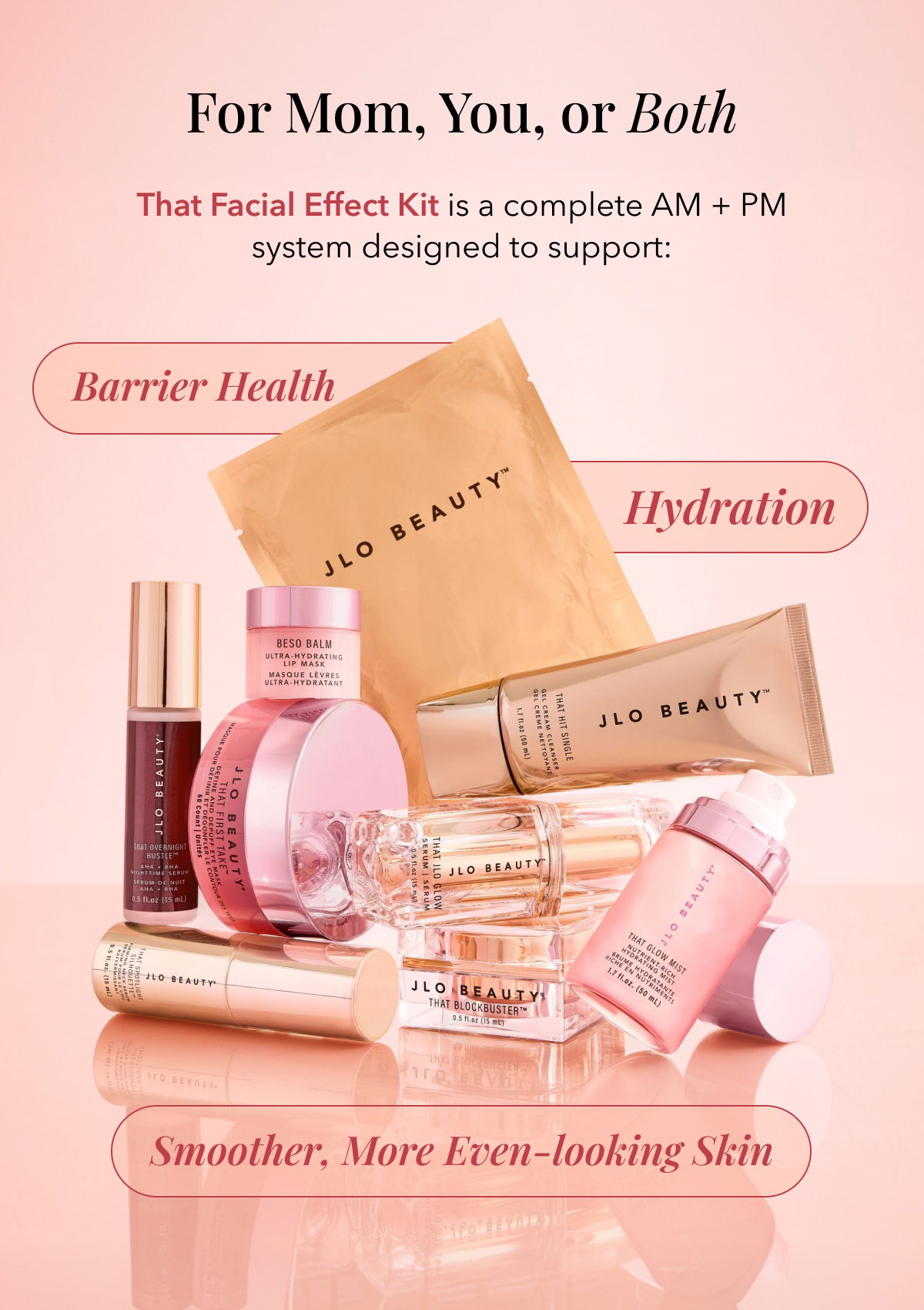 For Mom, You, Or Both - That Facial Effect Kit Is A Complete AM + PM System - Barrier Health - Hydration - Smoother, Mor