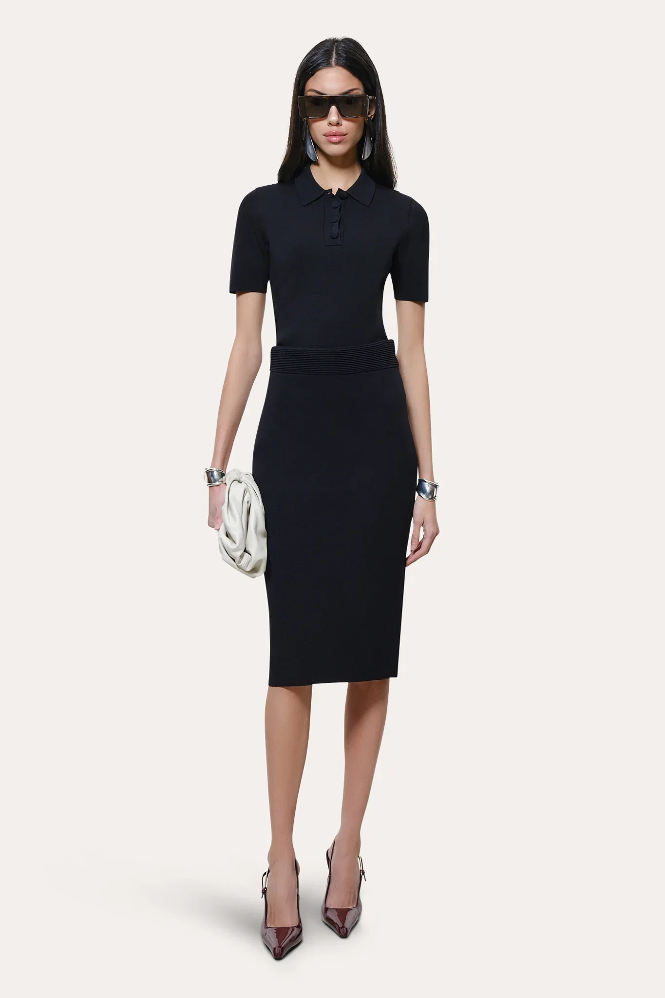 Image of Skylar Milano Sculpt Pencil Skirt