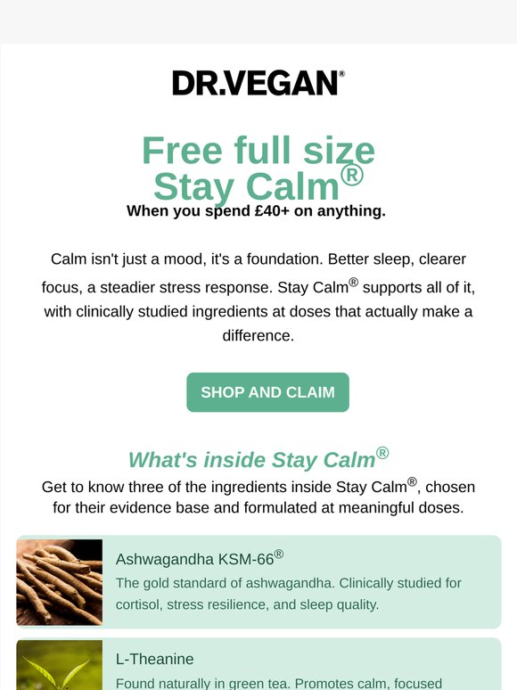 Your free Stay Calm® is waiting