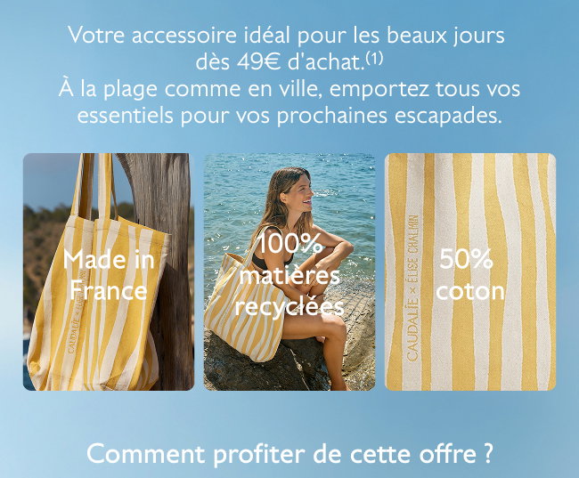 Votre accessoire idal pour les beaux jours ds 49? d'achat.(1)