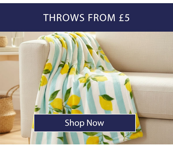 Throws from £5