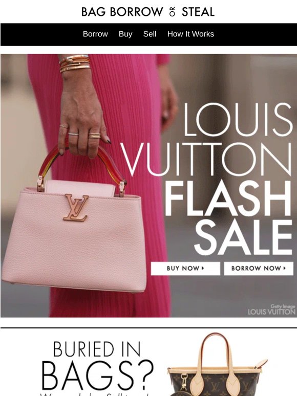 Louis Vuitton FLASH SALE…Starts NOW + Free Shipping