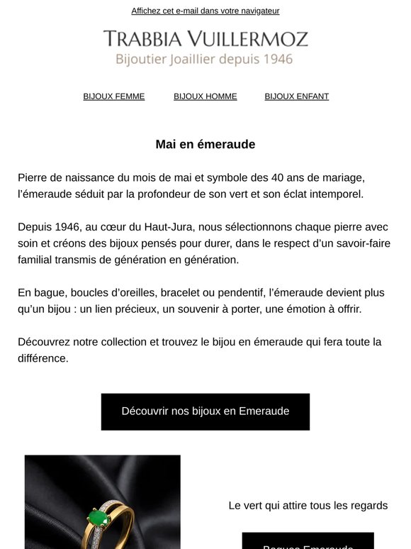 💚 Pierre du mois : l’émeraude, joyau de mai