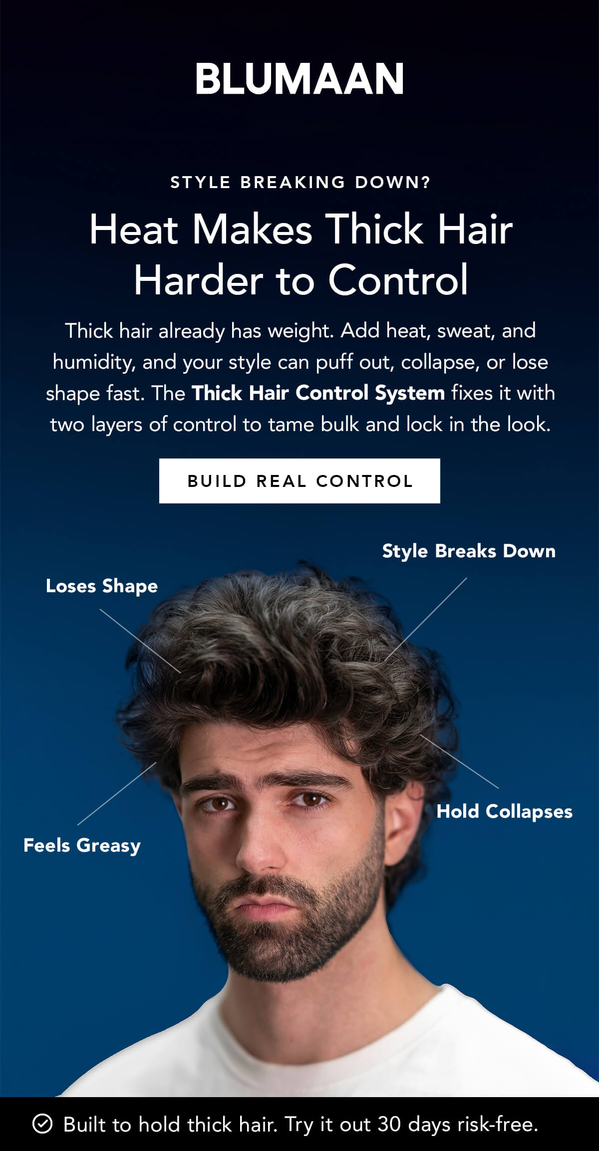 Heat Makes Thick Hair Harder Control