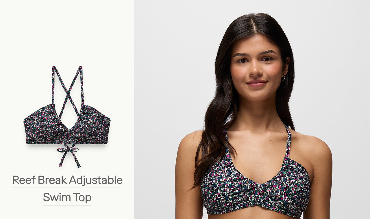 reef break adjustable swim top