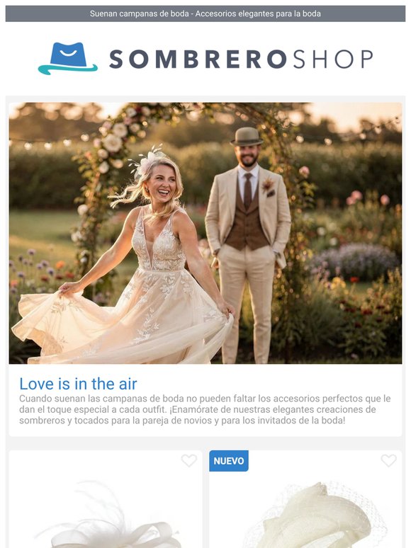 Love is in the air ❤️ Los accesorios perfectos para los novios e invitados