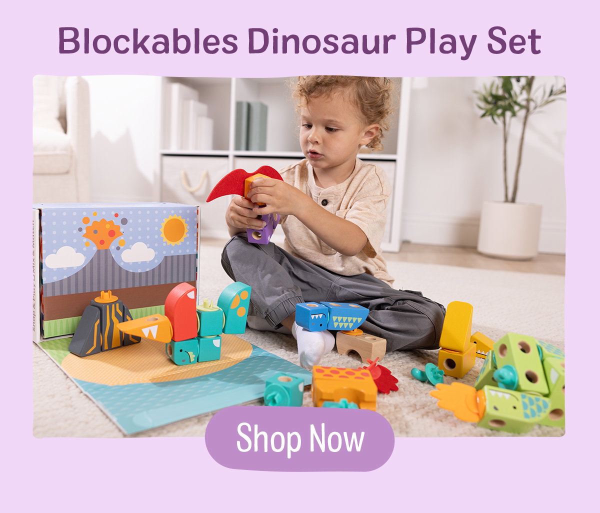 Blockables™ Dinosaur Play Set