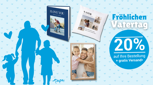 20% auf Ihre Bestellung ab 10.- + gratis Versand ab 30.-*
