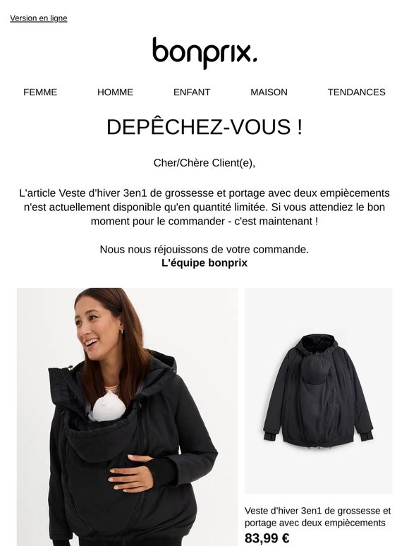 Votre favori est bientôt épuisé !