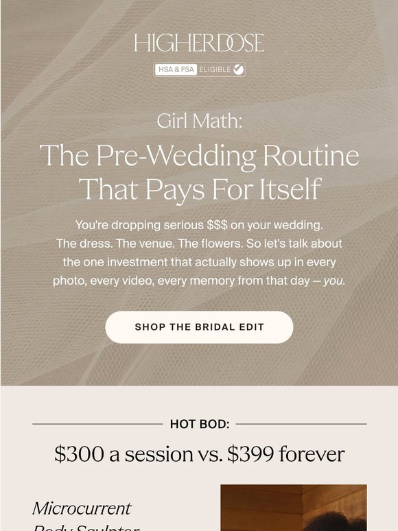 Girl Math: This pre-wedding routine pays for itself