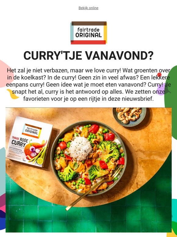 Vanavond curry’tje?🌶️