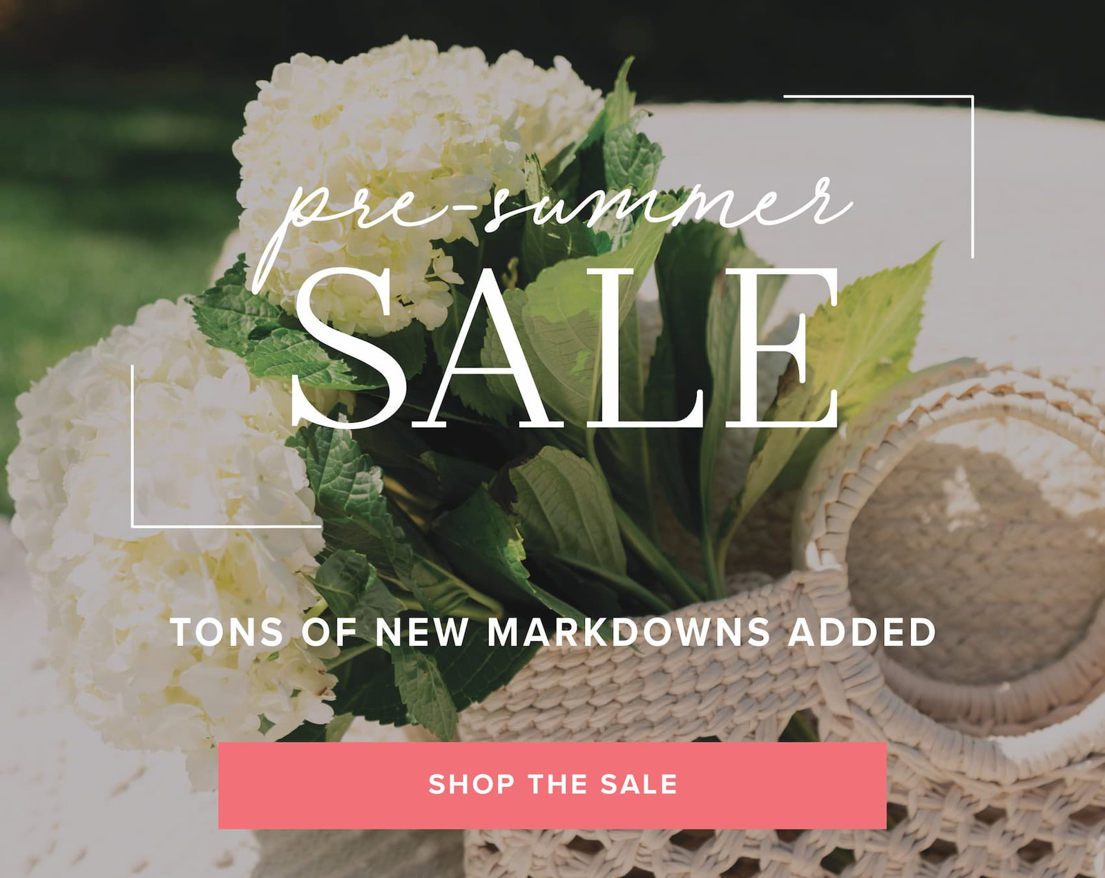 Pre-summer sale, tons of new markdowns