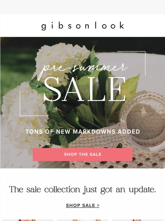 The Pre-Summer Sale Is On 🌸☀️😎