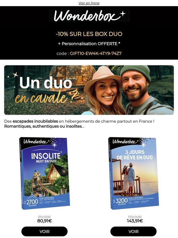 -10% pour gâter vos parents (et tous les duos) ! 💗