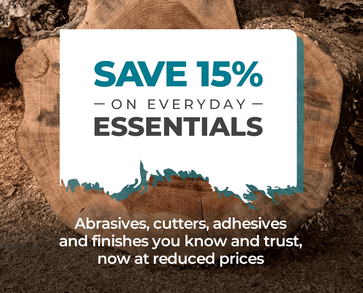 SAVE 15% on everyday essentials