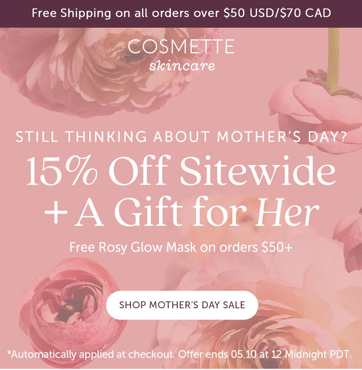 15% Off Sitewide + A Gift for Her