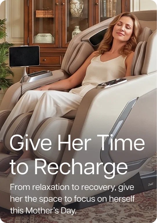 Give her time to recharge. From relaxation to recovery, give her the space to focus on herself this Mother’s Day.