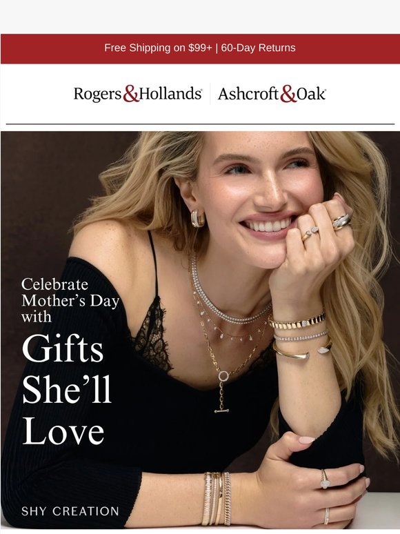 🎁 Gifts She'll Love | Shop Diamond & Gold Jewelry for Mother's Day