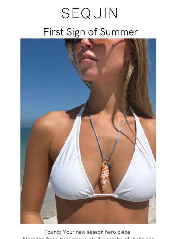 NEW IN: The Seashell Necklace 🐚
