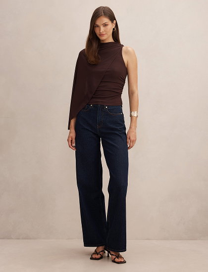 Rosalind Asymmetric Cape Top