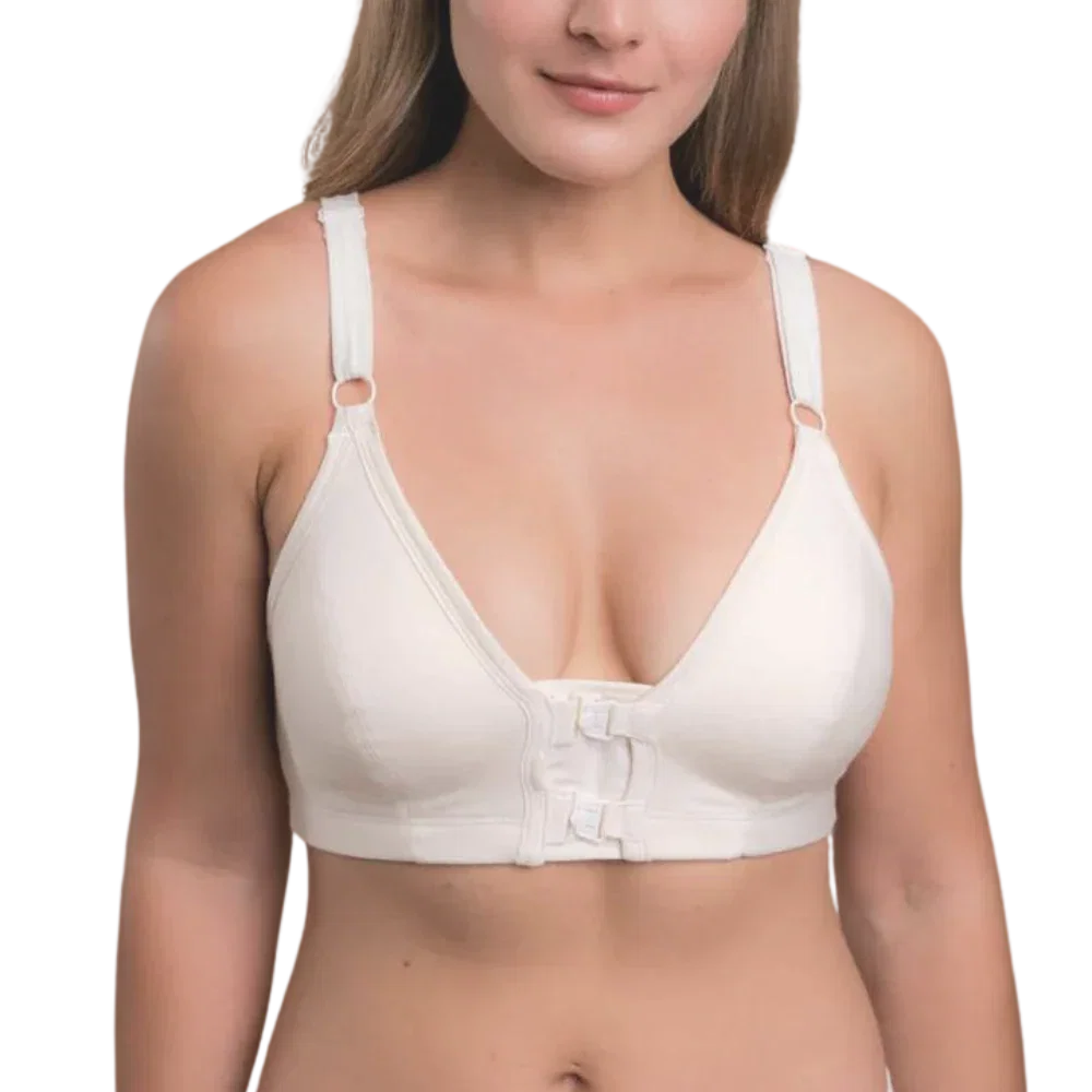 Image of Cottonique 100% Organic Cotton Front Closure Bra