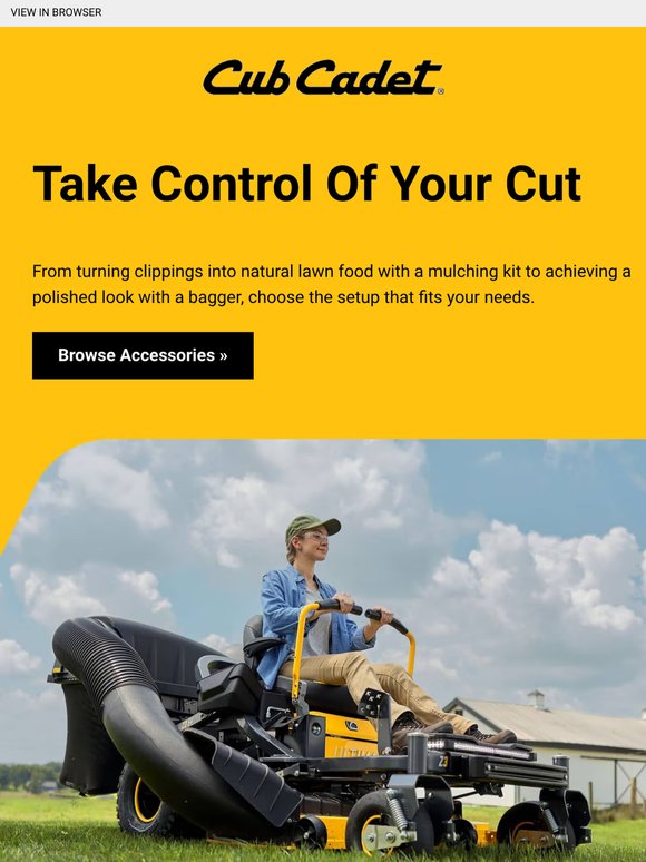 Take Your Lawn to the Next Level with Bagger & Mowing Kits