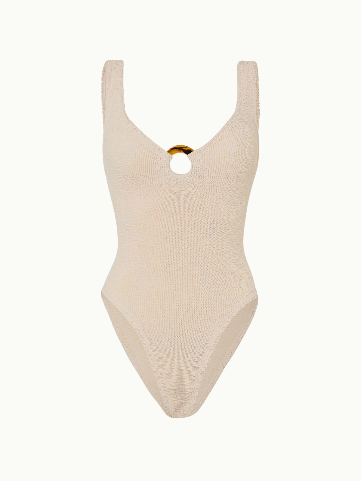 Celine Tortoiseshell Hoop Swimsuit - Blush HUNZA G  Regular price£185.00