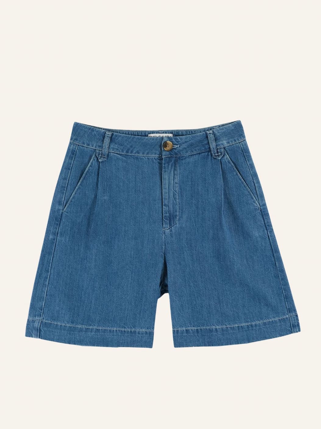 Derek Bermuda Shorts - Bleached Denim EMILE & IDA  Regular price£125.00