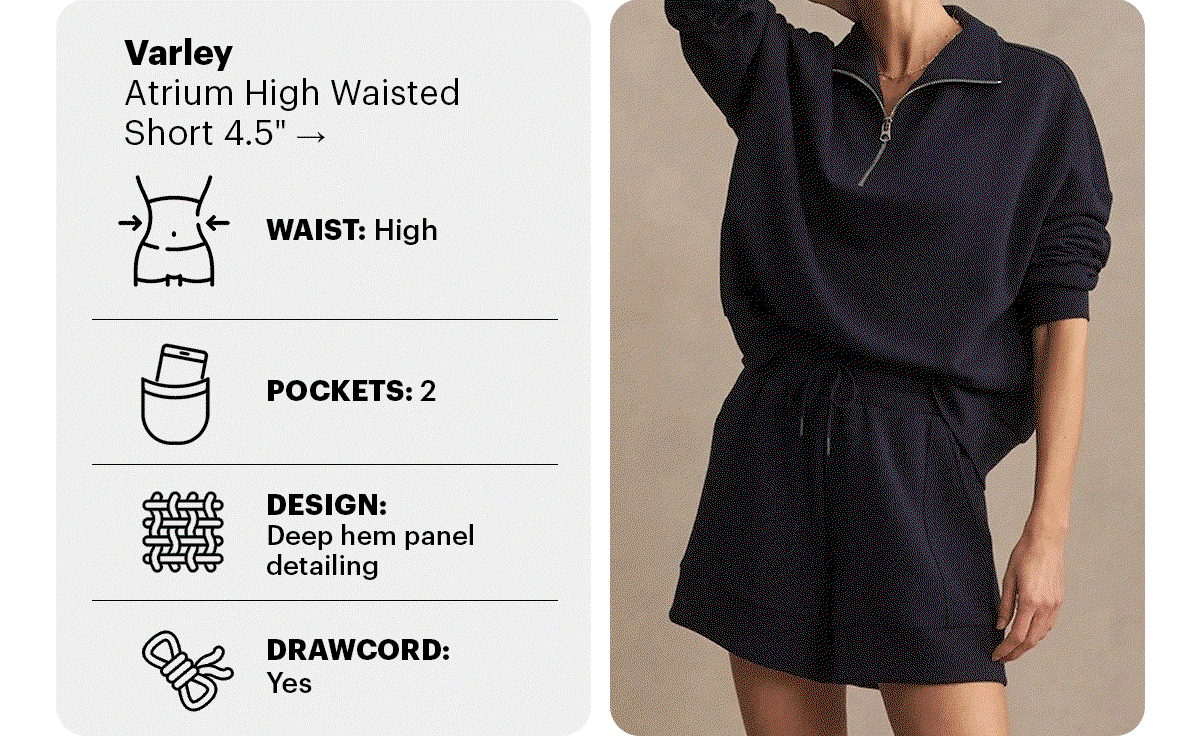 Varley - Atrium High Waisted Short 4.5"