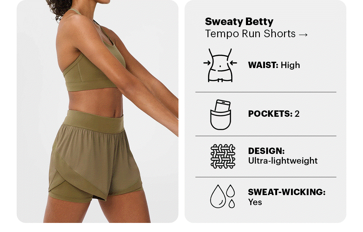 Sweaty Betty - Tempo Run Shorts