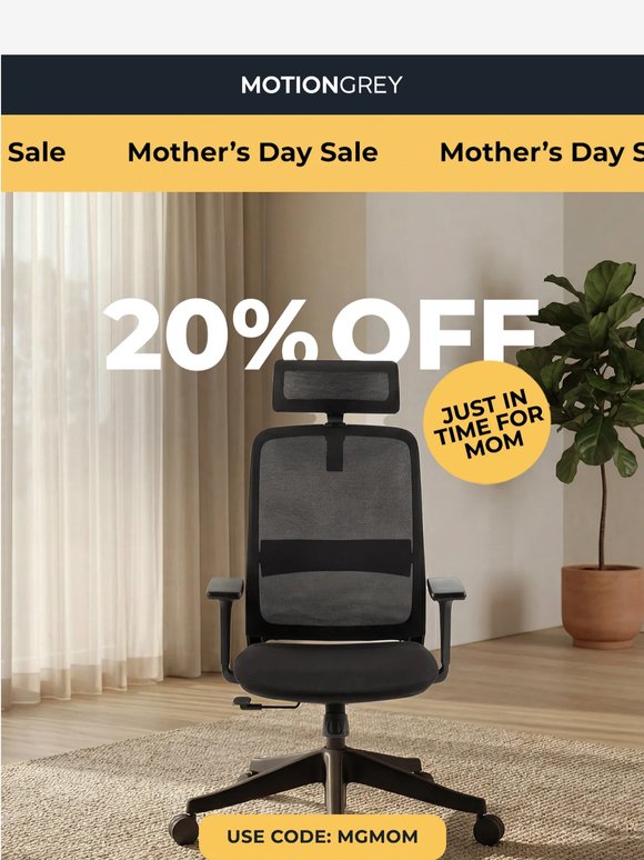 20% Off, Just in Time for Mom