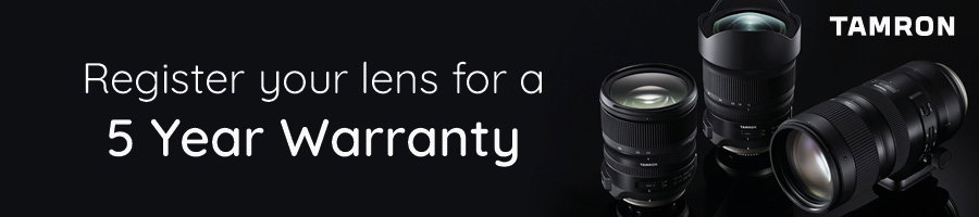 Tamron Warranty Header - Desktop