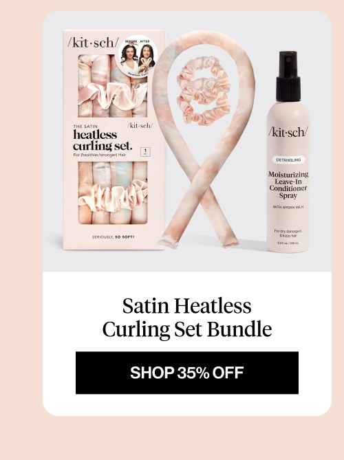 Satin Heatless Curling Set Bundle
