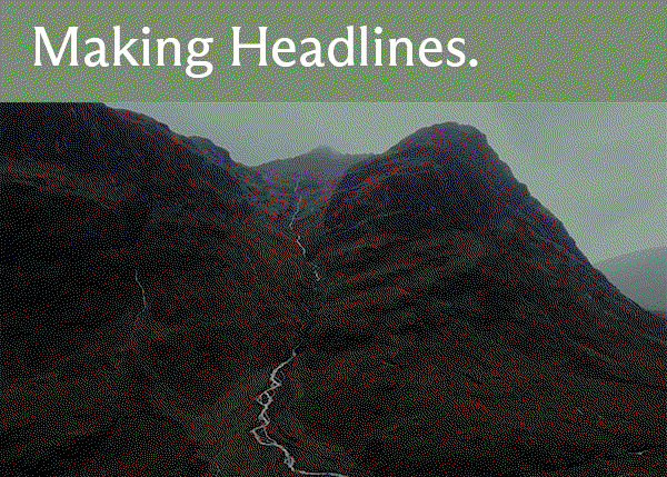 Making Headlines.