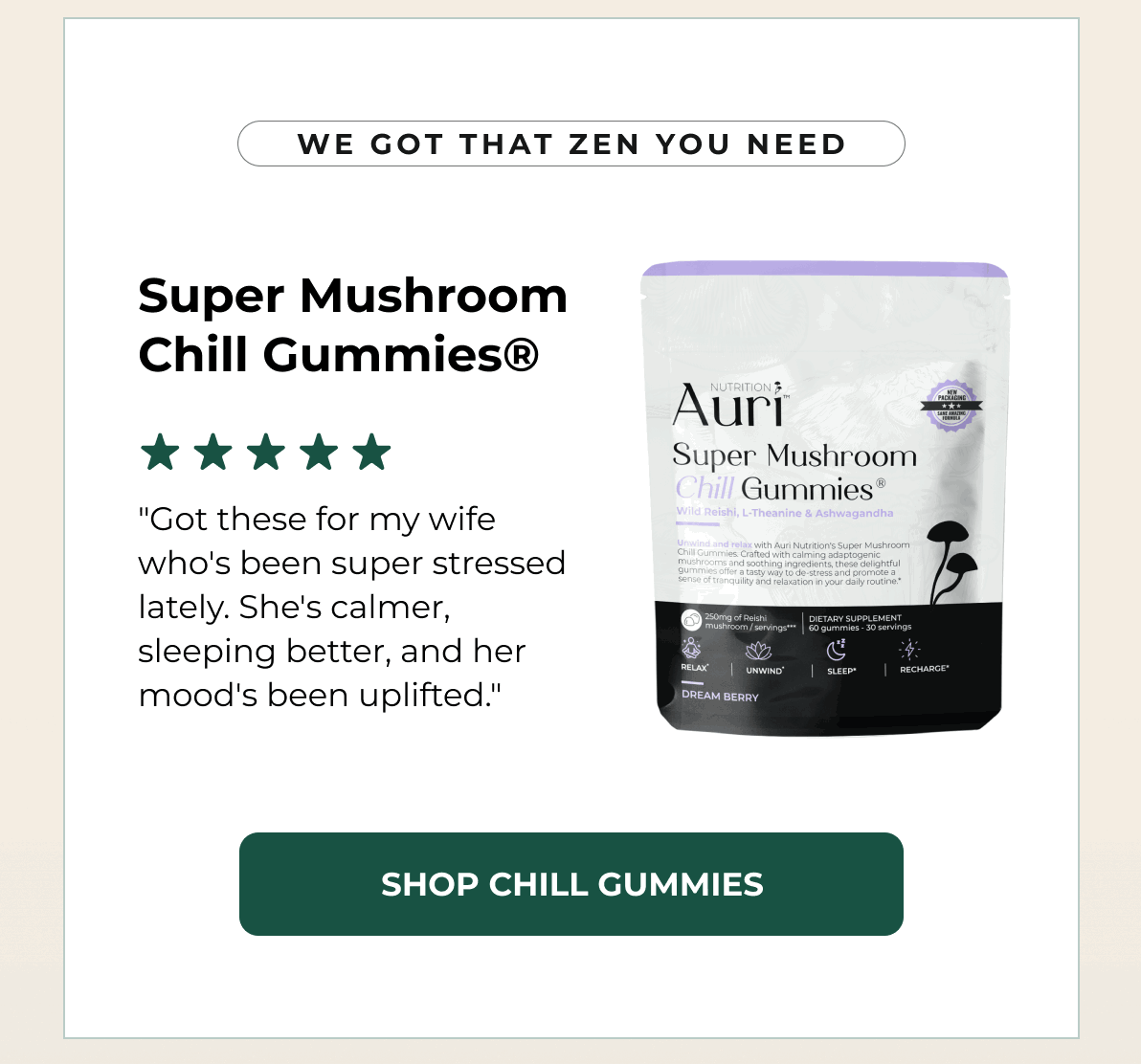 SUPER MUSHROOM CHILL GUMMIES
