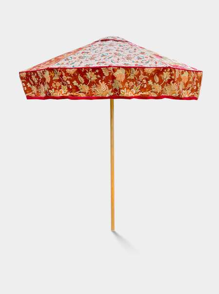 Layla Vintage-Cotton Parasol (94.5in/2.4m)