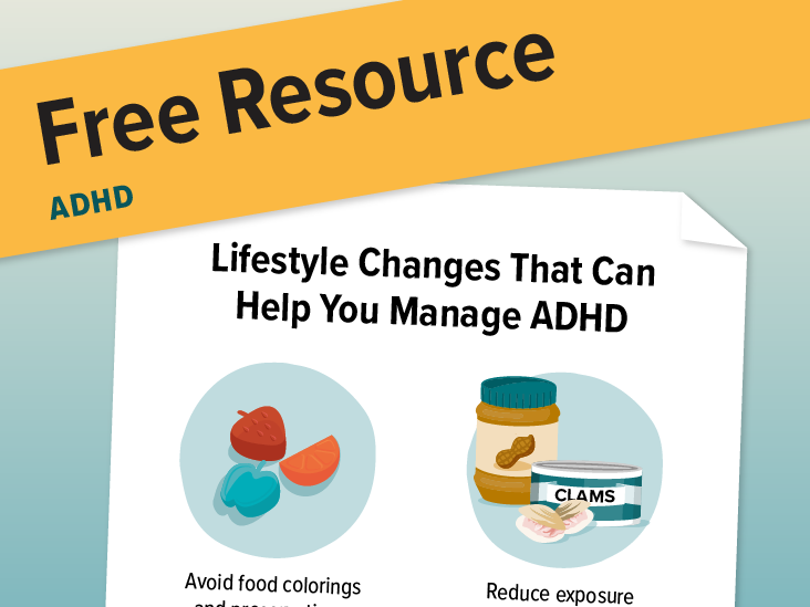 Lifestyle changes can help you manage ADHD