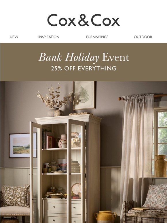 A well-styled home | 25% OFF everything this week!