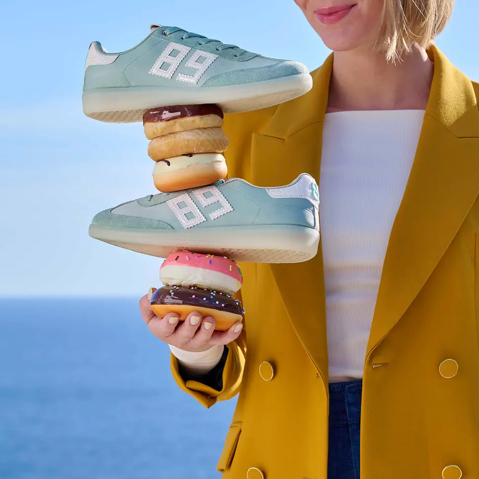 Baskets basses Femme vert