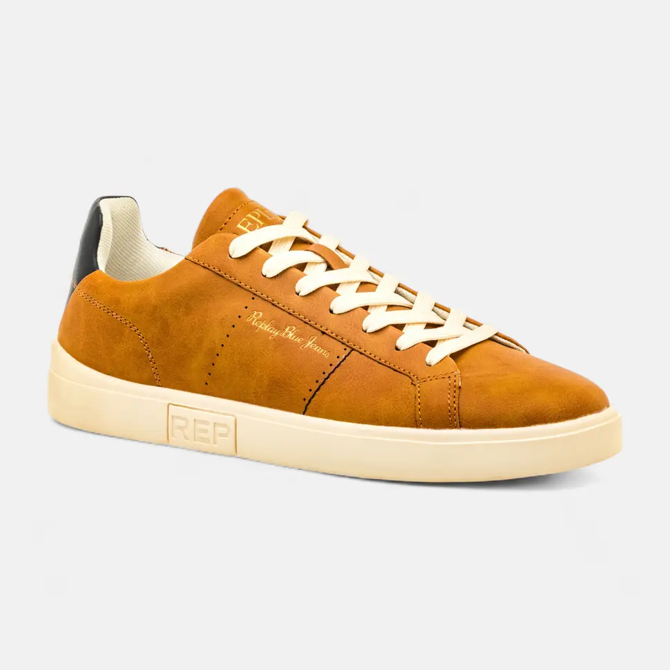 Baskets basses Homme cognac